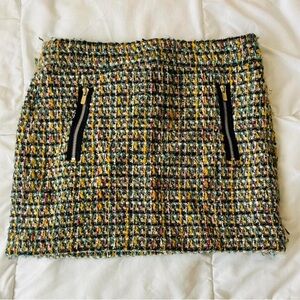 J. Crew Multicolor Tweed Pencil Skirt